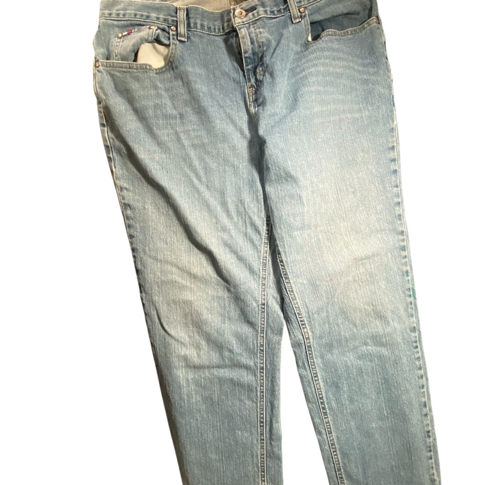 Tommy Hilfiger Light Wash Straight Leg Jeans - Women